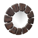 Miroir en bois années 60 52cm