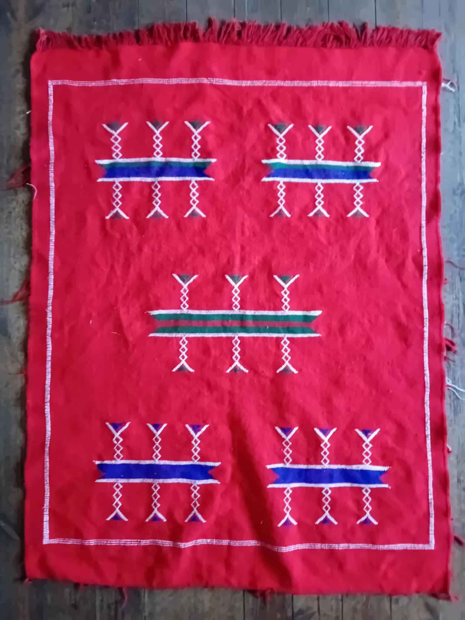 Handmade Berber Kilim 125x97cm