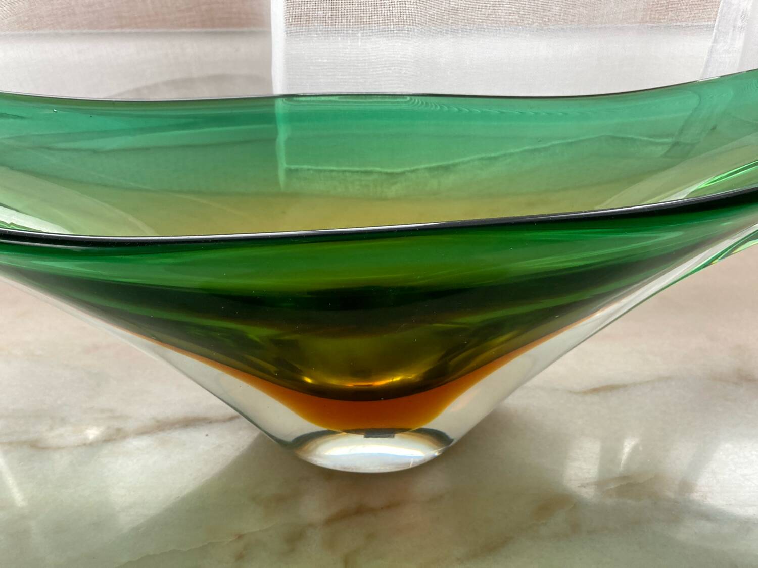 Murano Sommerso empty pocket cup