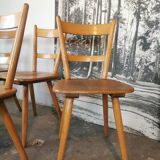 Set of 8 60s bistro chairs