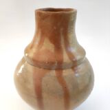Stoneware vase signed Eugène Lion