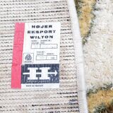 Højer Eksport Wilton Round Rug, 1960S