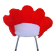 Chaise moumoute enfant vintage forme de fleur