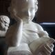 Buste de femme en platre La liseuse