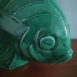 Ceramic fish signed Lejan - Art Deco