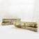 polychrome cement planters from Emile Taugourdeau's Zoological Garden - set of 4