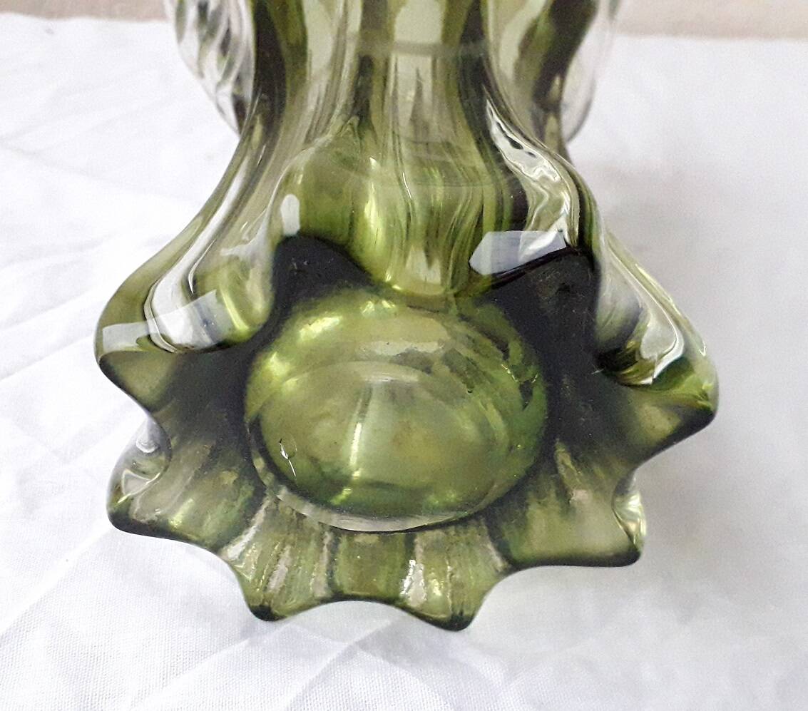 Blown glass vase