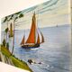 Oil on canvas, Marine signed Raymond JAFFRÉ (1918-2003)