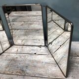 Tryptic barber mirror 30,5 x 24,5 cm