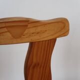 Pair of Scandinavian pine chairs