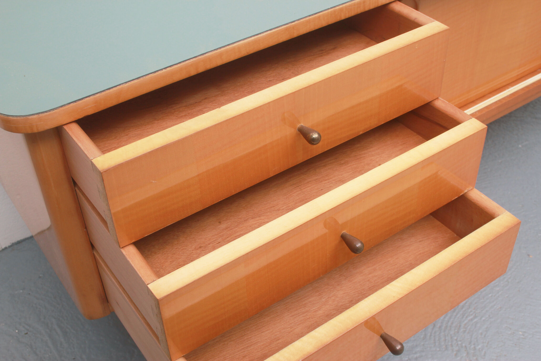 1950s commode in marple and formica