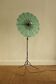 Green umbrella floor lamp