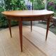 Teak table Scandinavian style 1970