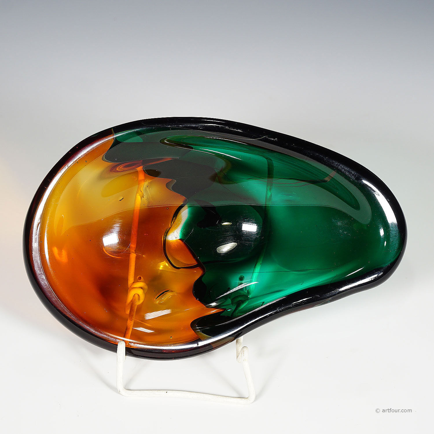 Vintage Murano glass bowl by Salviati & C. circa 1960