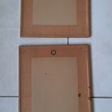 Old setting with floral bouquet