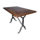 120 cm solid oak bistro table