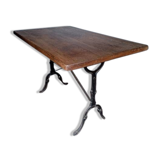 120 cm solid oak bistro table