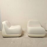Pair of Jumbo armchairs, Alberto Rosselli, Saporiti 1970