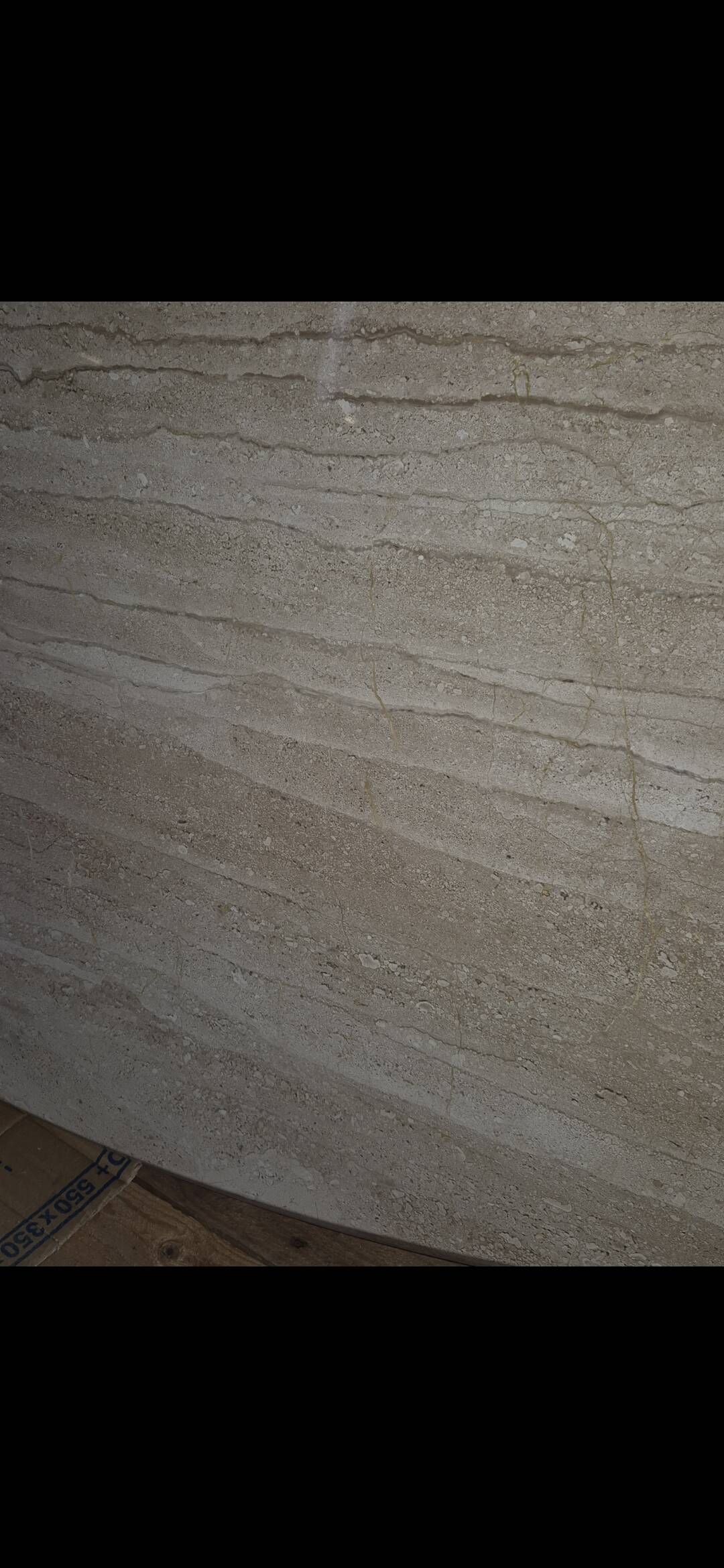 1970s travertine dining table