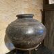 Old Indian terracotta jar