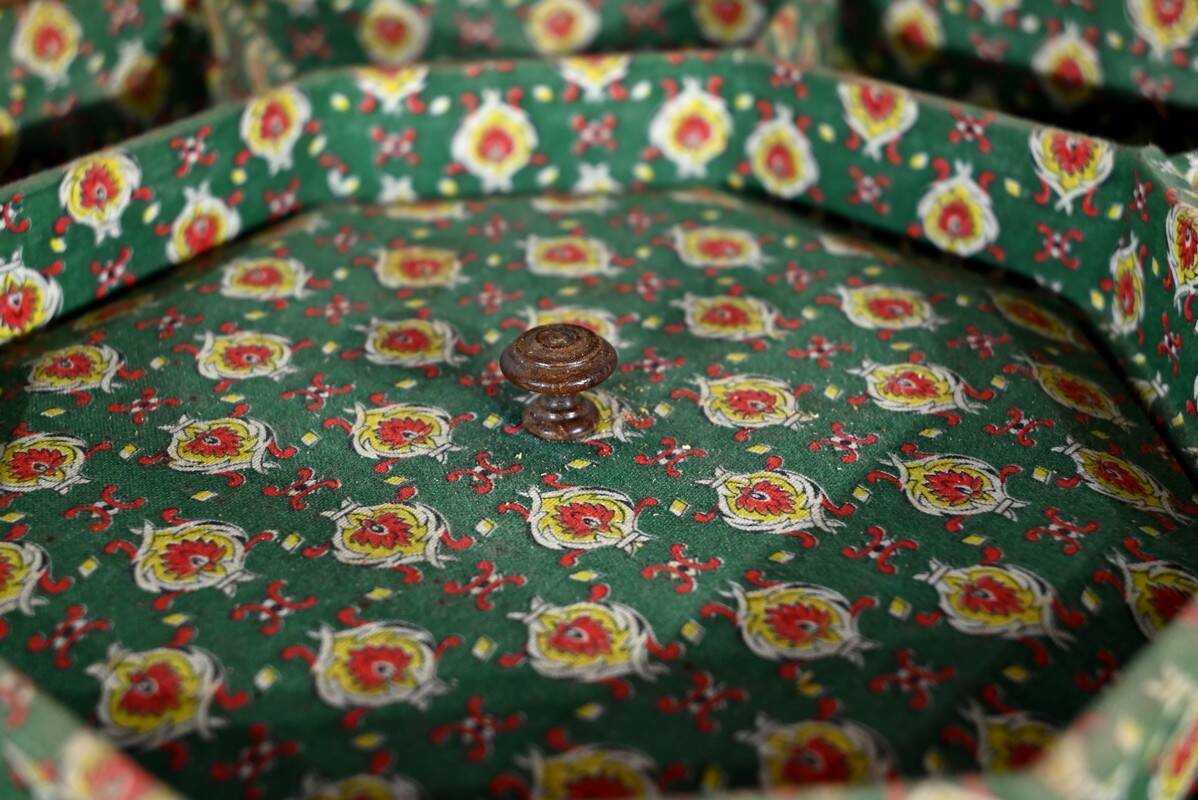 Trumpet Table for Work and Games, Walnut – Late 19th Century