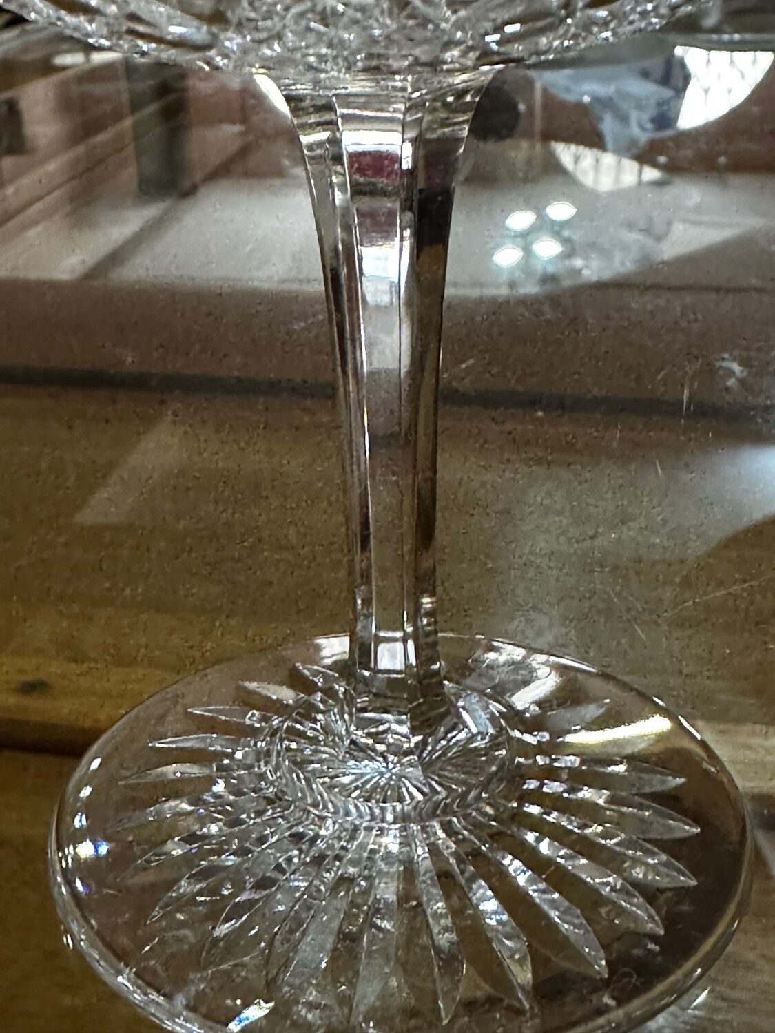 20 Crystal Champagne Coupes by Baccarat, Éperon model, before 1936.