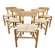 Vintage design oak dining chairs J39 Børge Mogensen