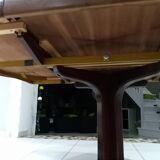 Round dining table extendable baumann 1970