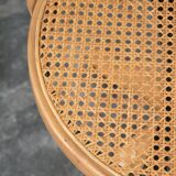 A pair of vintage bent wood svivel chairs by Salvaatore Leone Italy