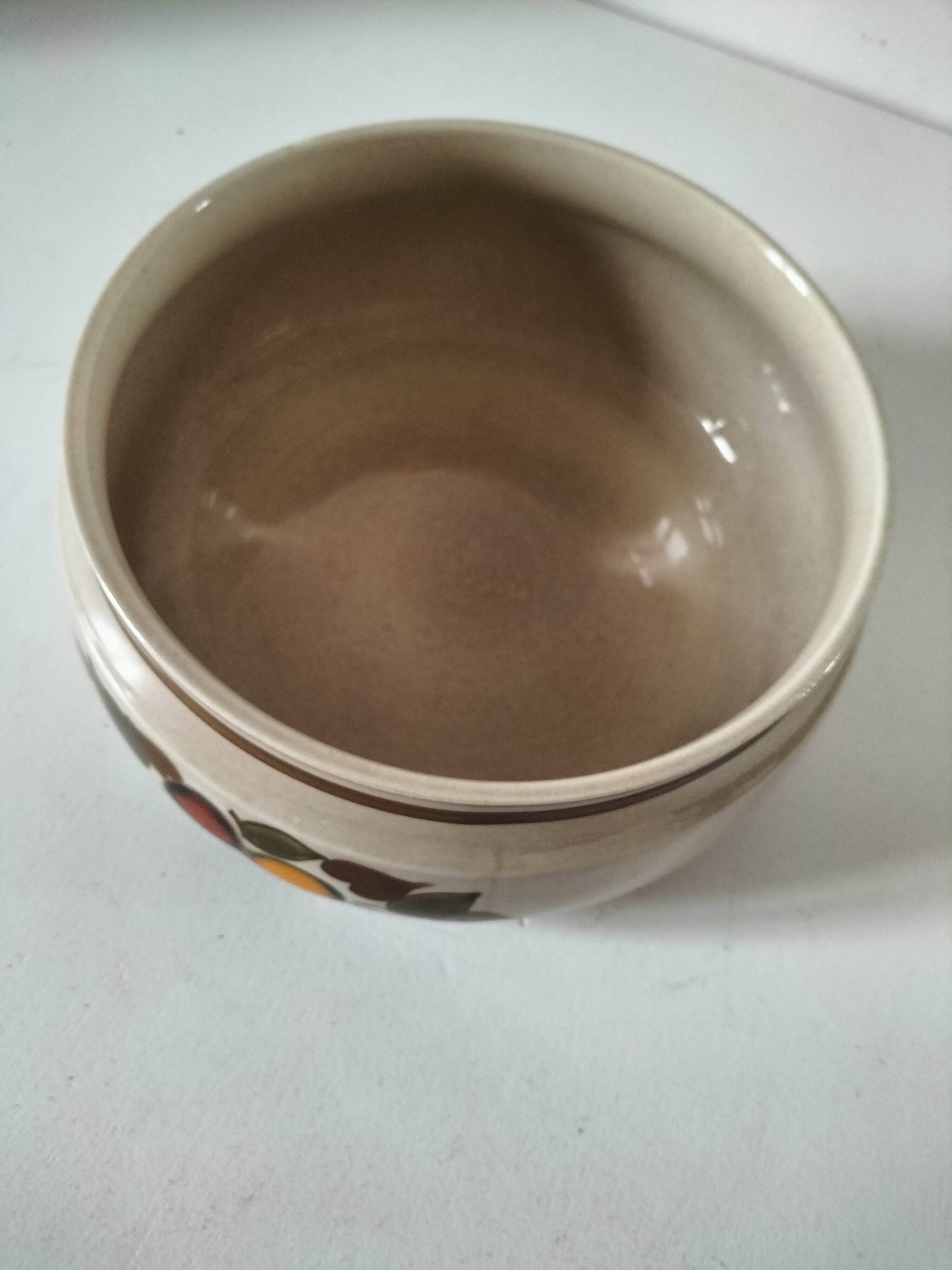 Villeroy & Boch dish, vintage beige stoneware from the 1970s