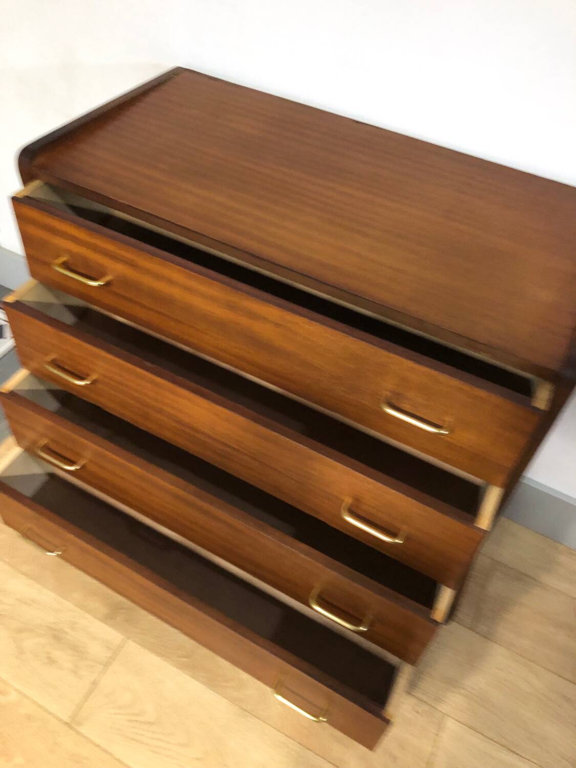 Vintage Scandinavian style chest of drawers