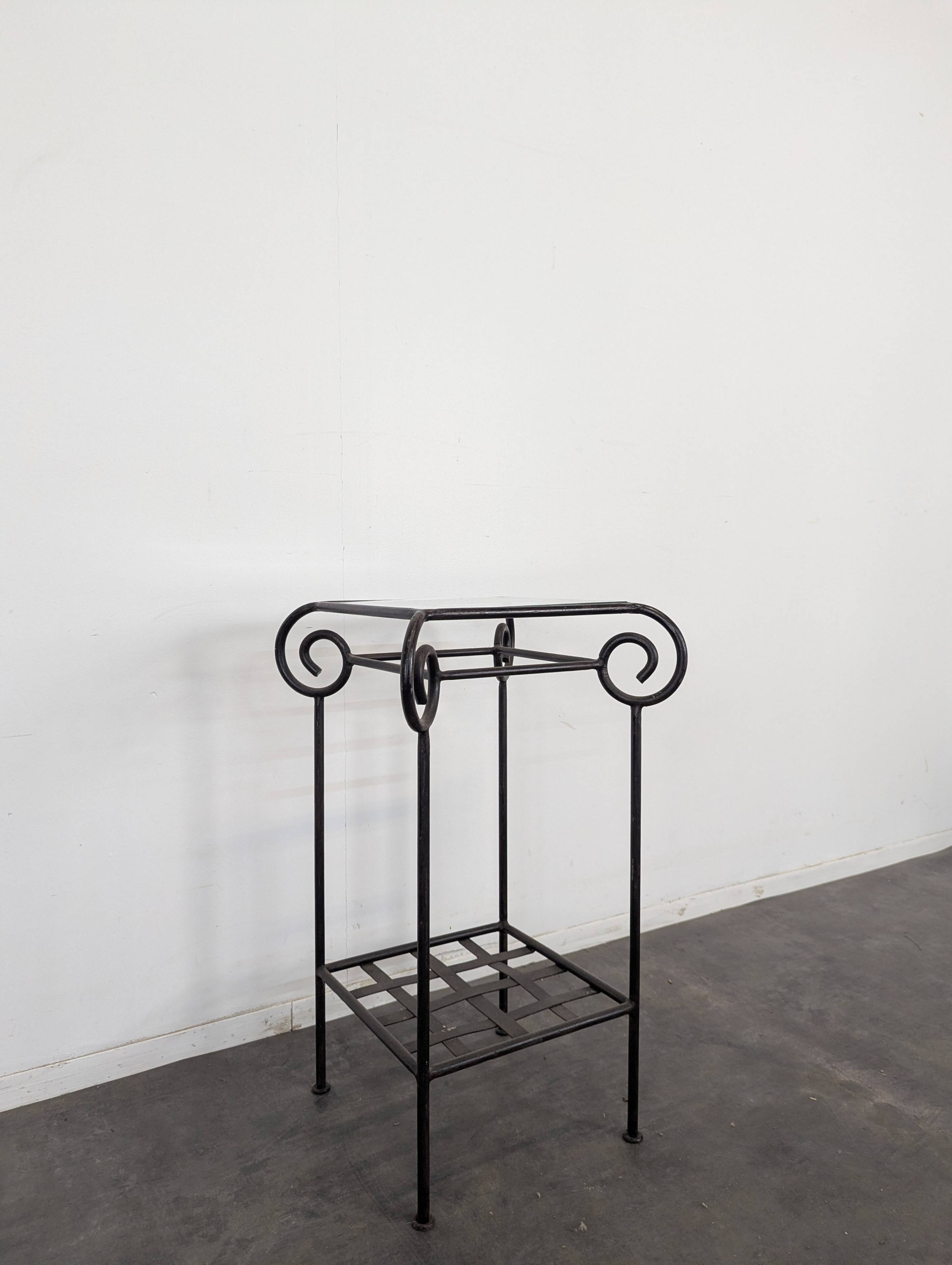 Wrought iron stool