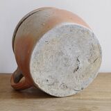 Rustic Antique Stoneware Jar with Handle