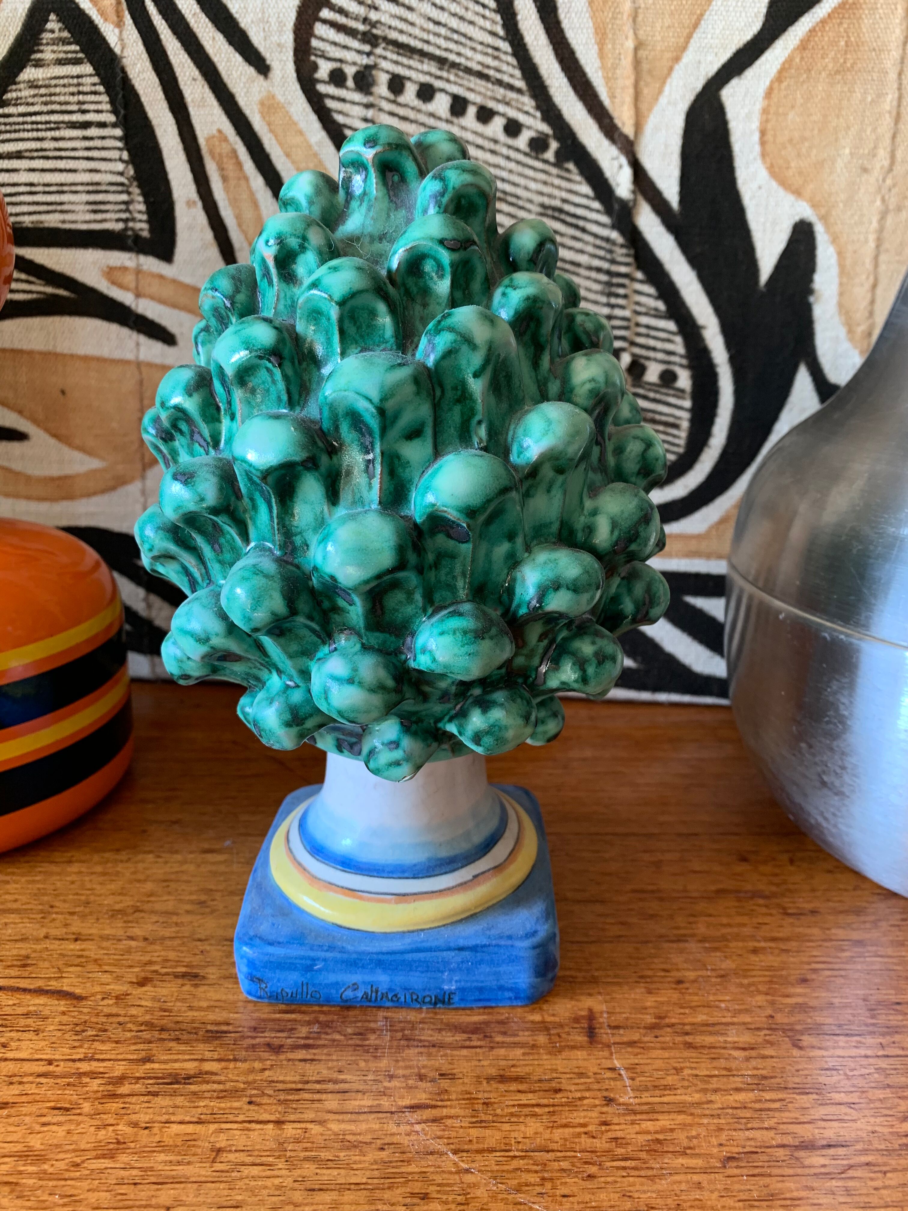 Ceramic pine cone