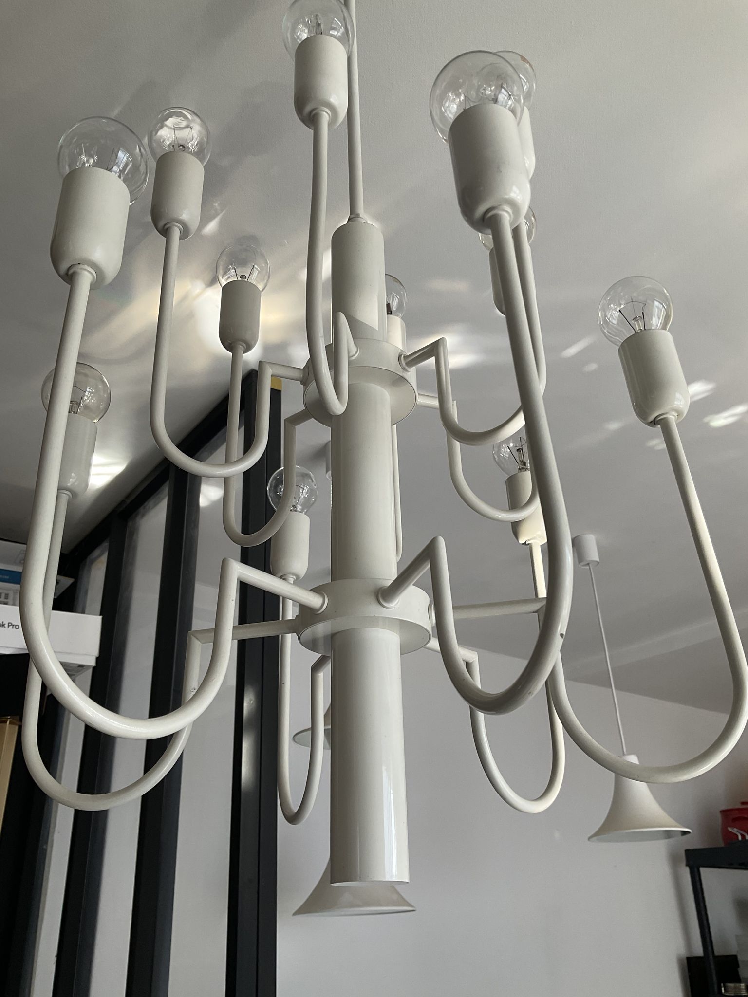 Suspension Space Âge 12 lampes