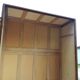 Scandinavian wardrobe 1960 with sliding doors - 160x185