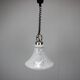 1970s Czechoslovak Mid-Century Glass Pendant Lamp with Marbled Shade