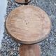 Pair of vintage turned wooden stools