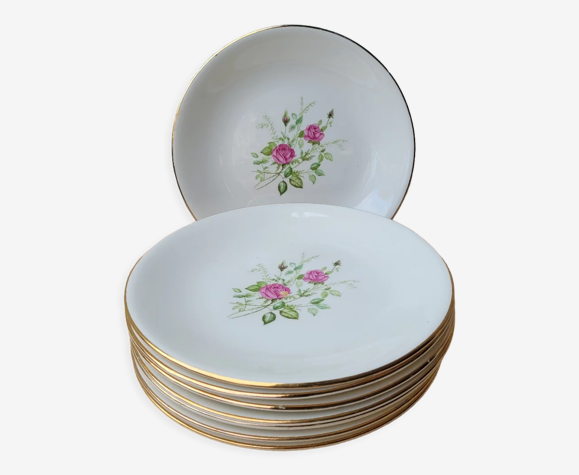 8 assiettes 50's