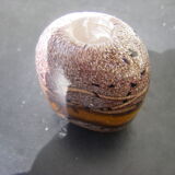 Miniature vase In multicolored glass