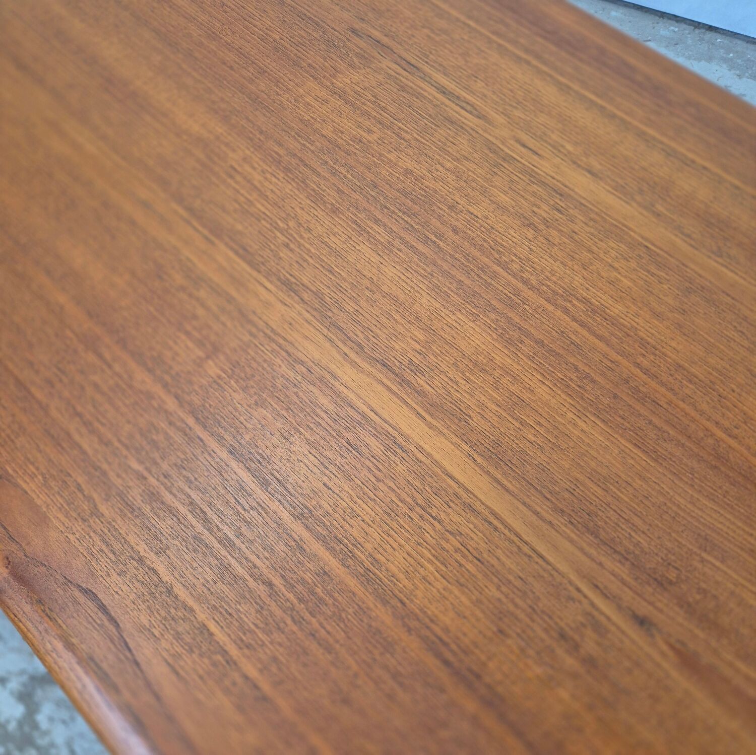 Table basse danoise en teck XXL H.W. Klein, Bramin, années 60