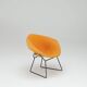 Diamond Chair – Yellow Upholstery - Harry Bertoia