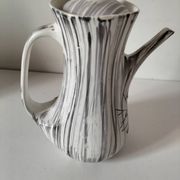 Cafetière Niderviller décor Chatons – faïence expressive années 50