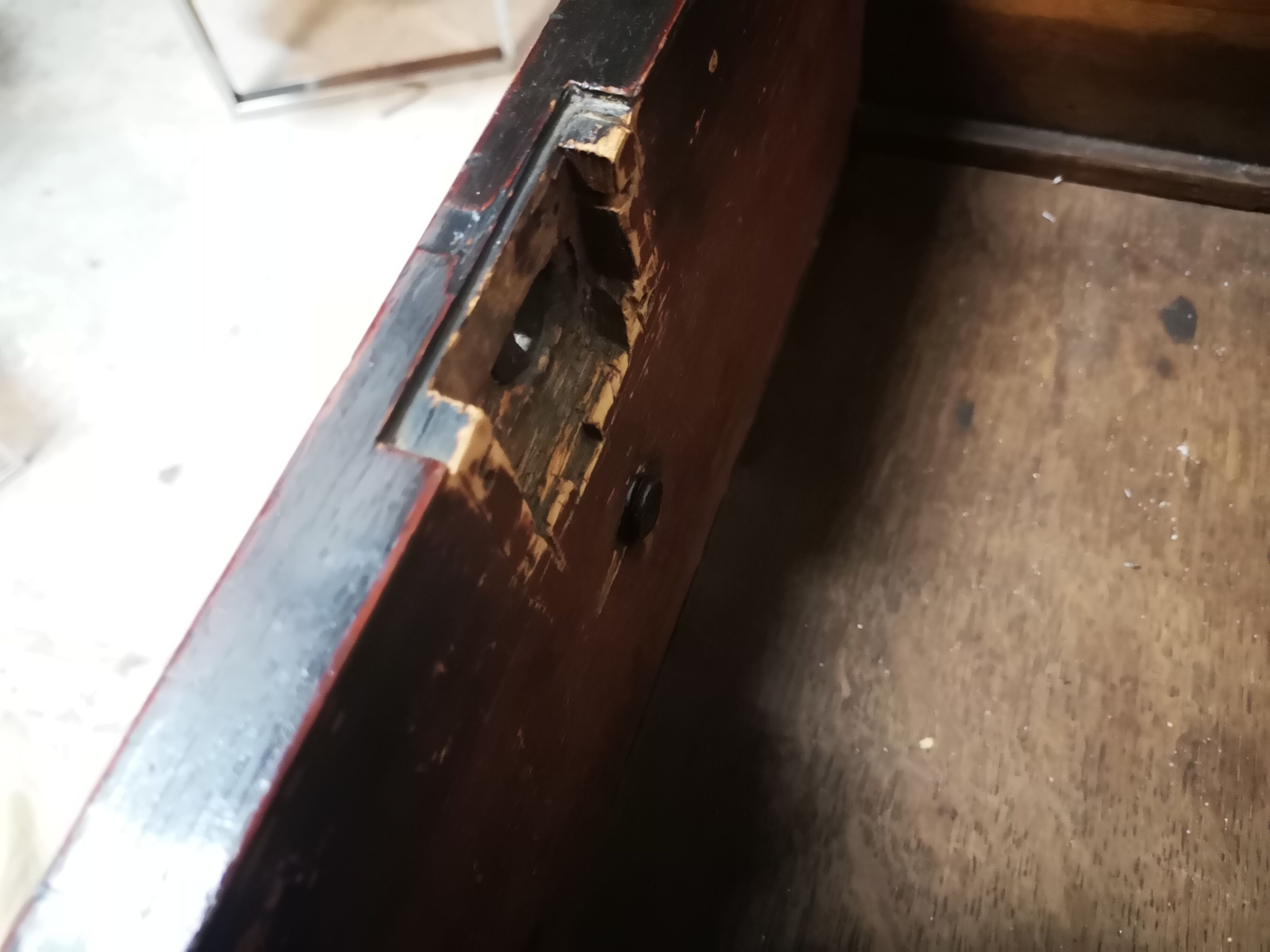 Ancient English dresser