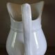 White faience pitcher Swan Saint Amand