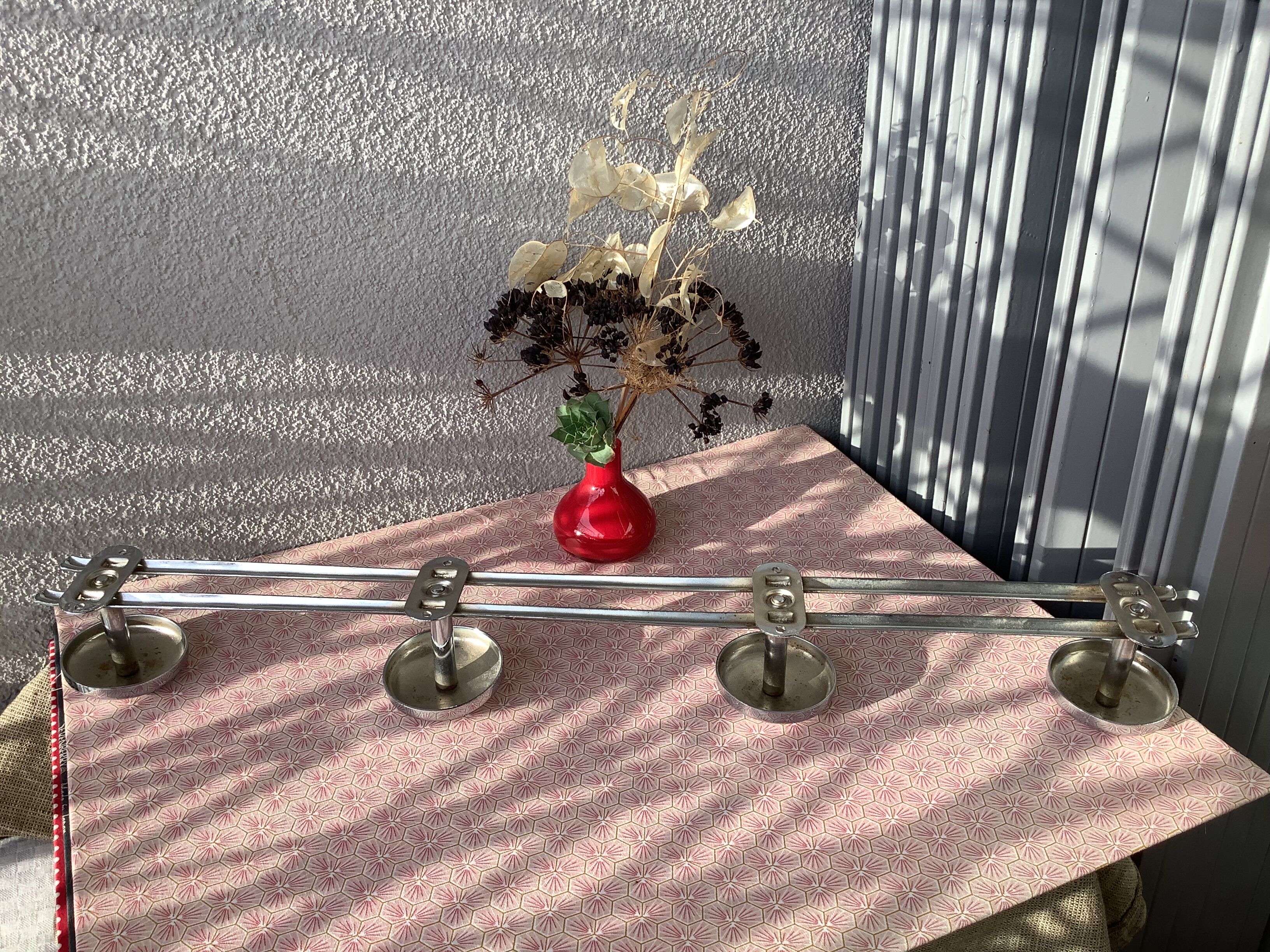 Vintage 70' chrome patère