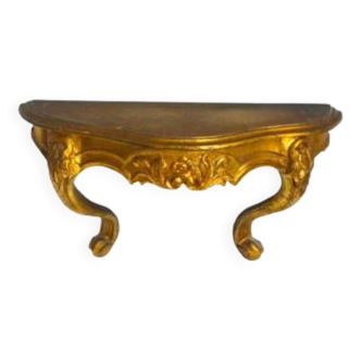 Golden baroque console