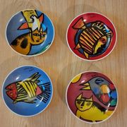 Bowl or small dish by the artist Guillaume Cornelis or Corneille from 2001.