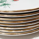 Dessert plates Claudia Amandinoise and vintage mandiant