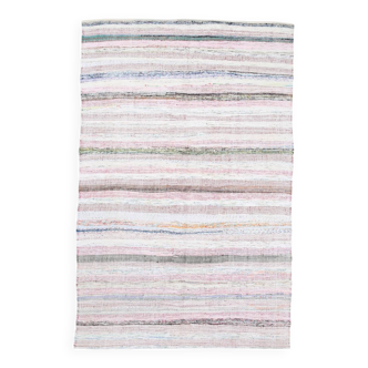 5x8 Colorful Soft Color Turkish Kilim Rug,166x257Cm